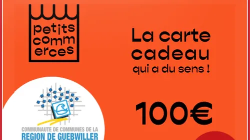 Gagnez 100€ de carte cadeau petits commerces de la région de...
