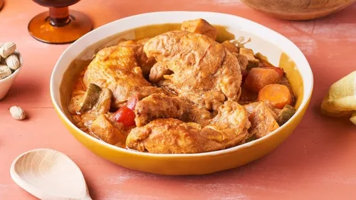 Mafé : poulet et beurre de cacahuète