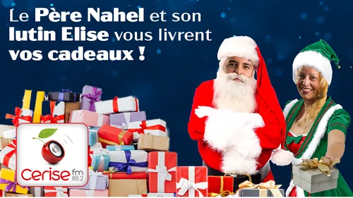 Le Père Nahel et son lutin Elise vous livrent vos cadeaux !