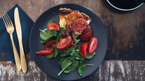 Tartes aux tomates et épinards