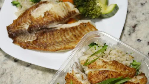 Filets de cabillaud et et légumes