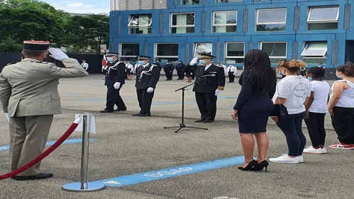 Mulhouse : hommage aux policiers lors de la première Journée de la...