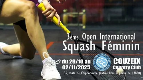 Le squash international féminin s’installe à Couzeix