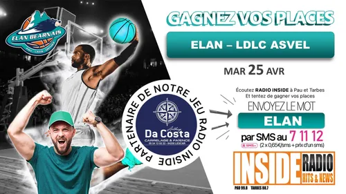 LISTE DES GAGNANTS : ELAN BEARNIAS VS ASVEL