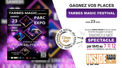 Liste des gagnant(e)s : Festival de magie à Tarbes !
