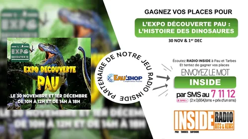 Liste des gagnant(e)s : Exposition découverte sur les dinosaures au...