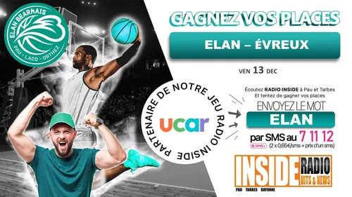 Liste des gagnant(e) : Elan Béarnais contre Evreux ! 