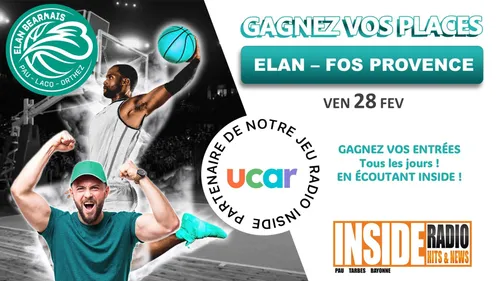 Liste des gagnant(e)s : Elan Béarnais VS Fos Provence ! 