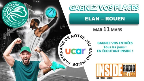 Liste des gagnants : Elan Béarnais VS Rouen !