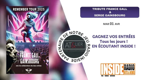 Liste des gagnant(e)s : Concert Tribute France Gall et Serge...