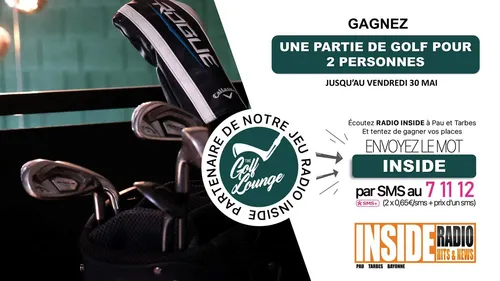 Liste des gagnant(e)s : Une partie de golf pour 2 personnes avec...