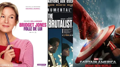 "Bridget Jones : Folle de lui", "The Brutalist”, “Captain America :...