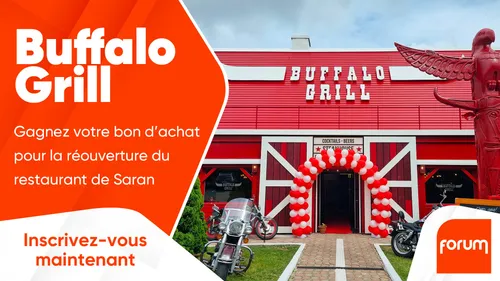 Buffalo Grill : gagnez votre bon d'achat pour la réouverture du...