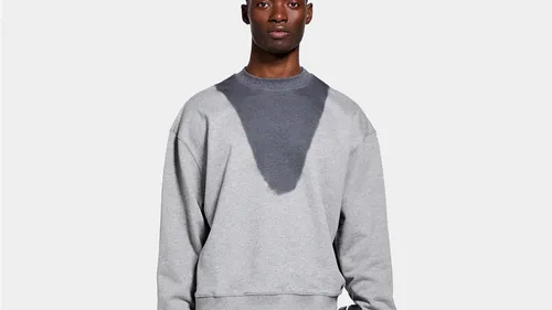 Une marque dévoile des vêtements avec un imprimé "transpiration"...