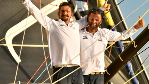 Transat Jacques Vabre : l'arcachonnais Arnaud Boissières vient de...