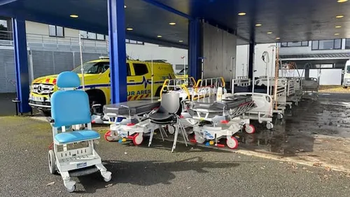 Inondations : l'hôpital privé Wallerstein touché par la montée des...