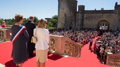 Le Prince Albert II de Monaco à Duras ce lundi 15 juillet