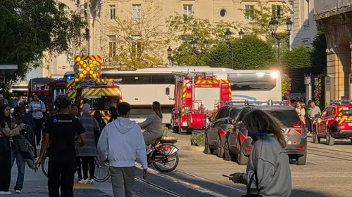 Une femme renversée par un car dans le centre-ville de Reims.
