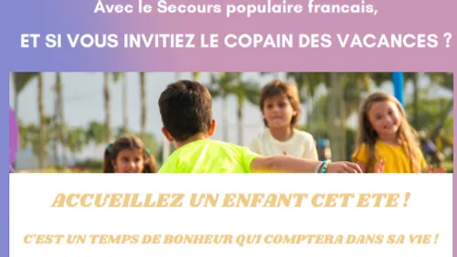 Devenez famille de vacances avec le secours populaire de la Marne! 