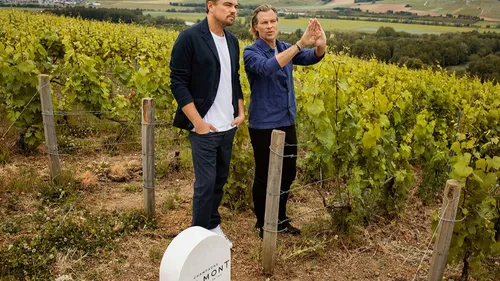 Léonardo DiCaprio en visite dans la Marne
