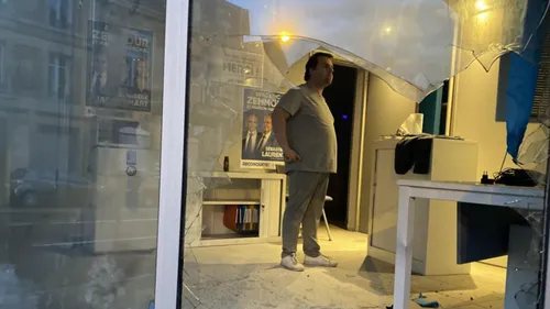 Il tente de mettre le feu à la permanence du parti d'Eric Zemmour