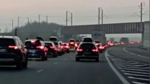 11 km de bouchon sur l'autoroute