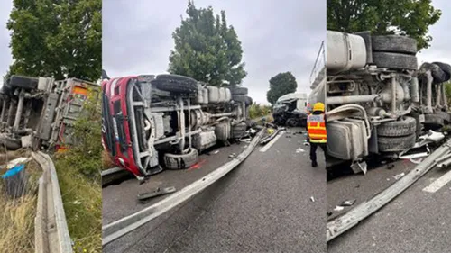 Accident sur la N51 : un camion traverse la chaussée et en percute...