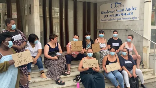 Reims: les salariés de la résidence ORPEA St-André en grève
