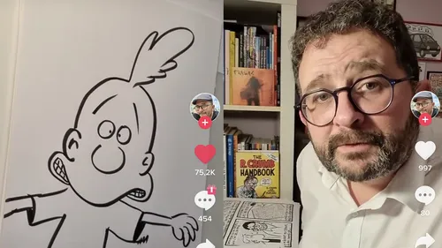 Le succès d'un dessinateur châlonnais sur TikTok 
