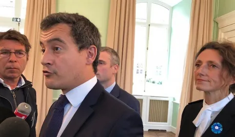 Gérald Darmanin au chevet des buralistes frontaliers 