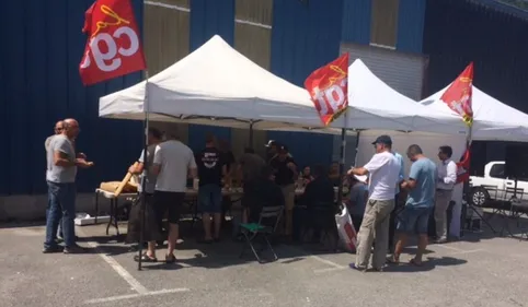 Luzenac : les Talcs en grève 