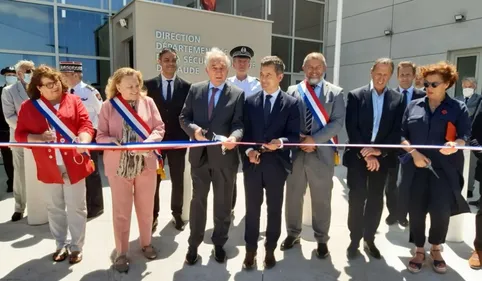 Gérald Darmanin dans l'Aude et le Tarn en soutien des policiers et...