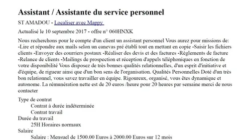 Une escroquerie visant les jeunes en recherche d'emploi 