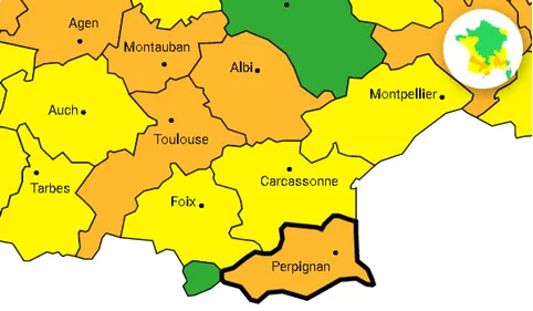 Canicule dans la région : les Pyrénées-Orientales et le Gard...
