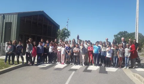 Des passages piétons  en 3 dimensions pour inciter à ralentir