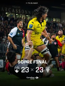 Pro D2 : L’US Carcassonne laisse filer la victoire face à Biarritz...