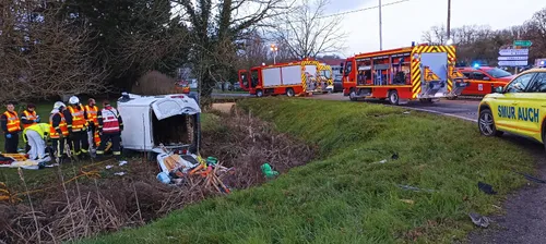 Gers : un accident de la route fait trois blessés dont deux graves