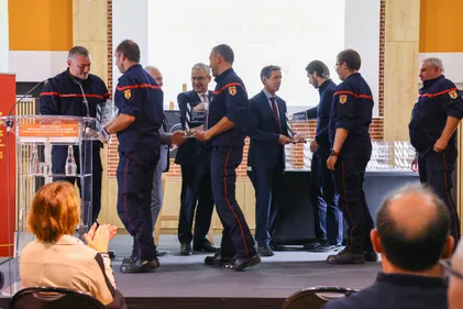 Le Tarn met ses pompiers à l'honneur pour leur bravoure et leur...