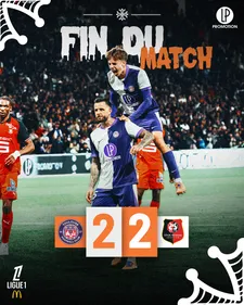 FOOTBALL: le TFC arrache le nul face à Rennes (2-2)