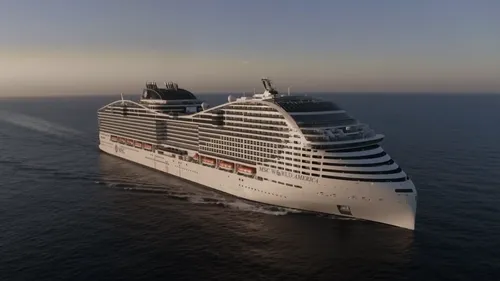 Saint-Nazaire : nouveaux essais en mer pour le MSC World America
