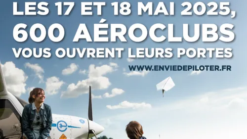 Ce week-end, prenez votre envol : 600 aéroclubs ouvrent leurs...
