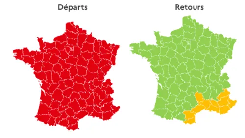 Bison Futé : circulation très dense sur les routes ce week-end