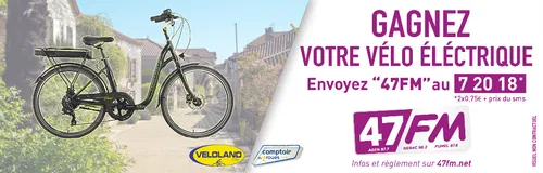 Gwenaëlle gagne le Vélo Electrique