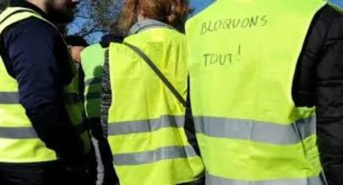 Opération escargot des gilets jaunes cet après-midi à Troyes