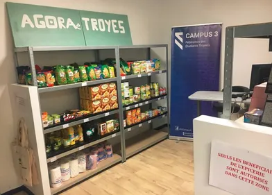 2e épicerie solidaire Agoraé en Champagne-Ardenne.