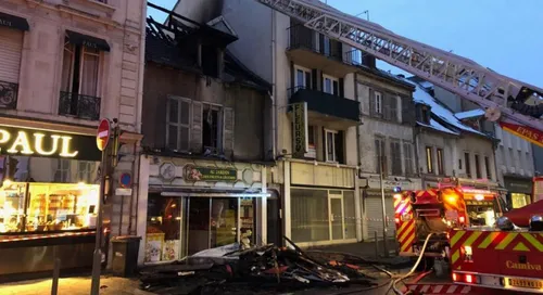 Feu d'appartement au centre ville de Troyes;