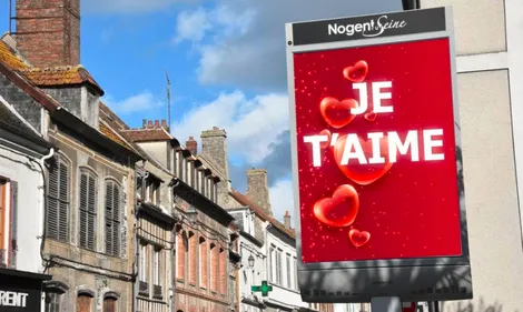 Nogent-sur-Seine se la joue romantique pour la Saint-Valentin.