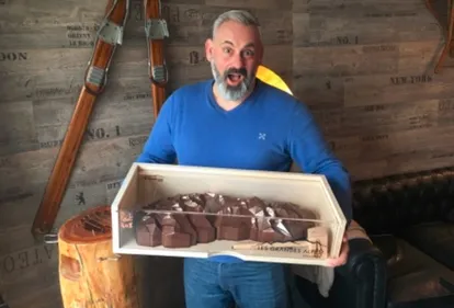 Les Alpes en chocolat à Troyes.