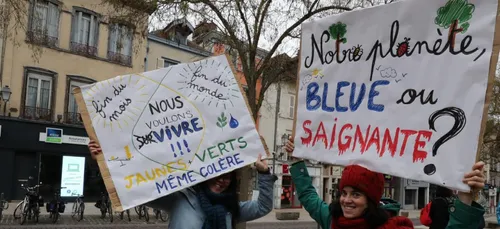 Grève mondiale pour le climat avec les lycéens aubois