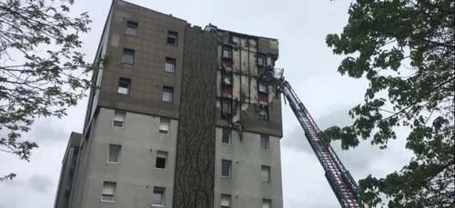 Un immeuble prend feu à Troyes